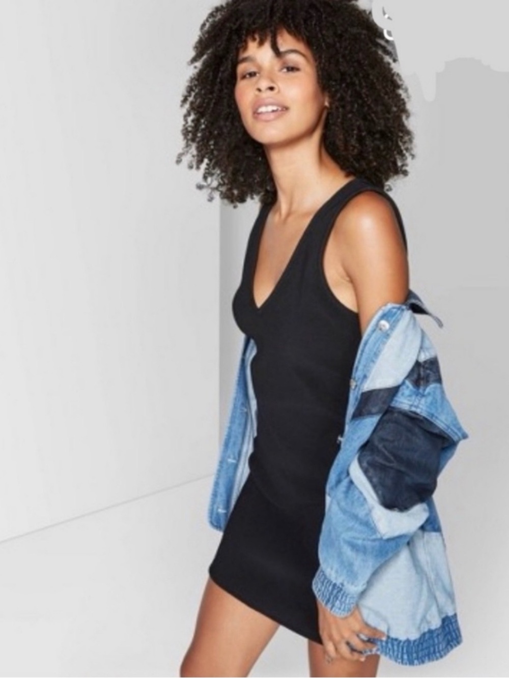 wild fable Black Mini Dress
